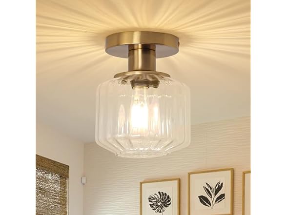 Parrot Uncle Artistic Low Profile Ceiling Light
