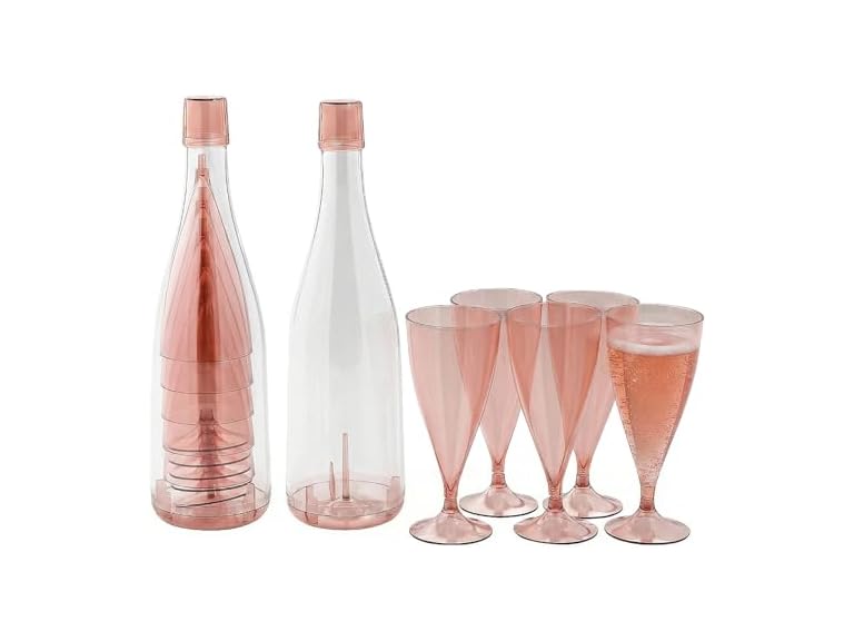 Fun Express Plastic Glasses Bottle Set