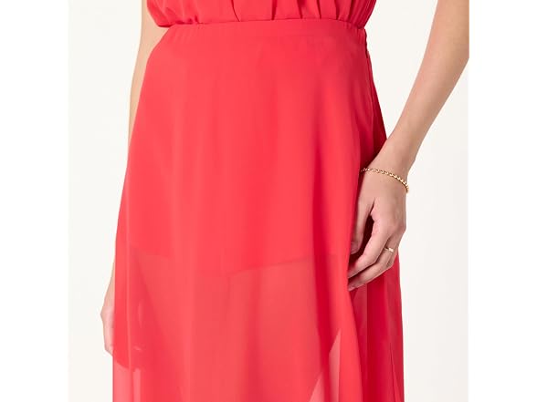 The Drop Women Dierdre Sheer Maxi Skirt