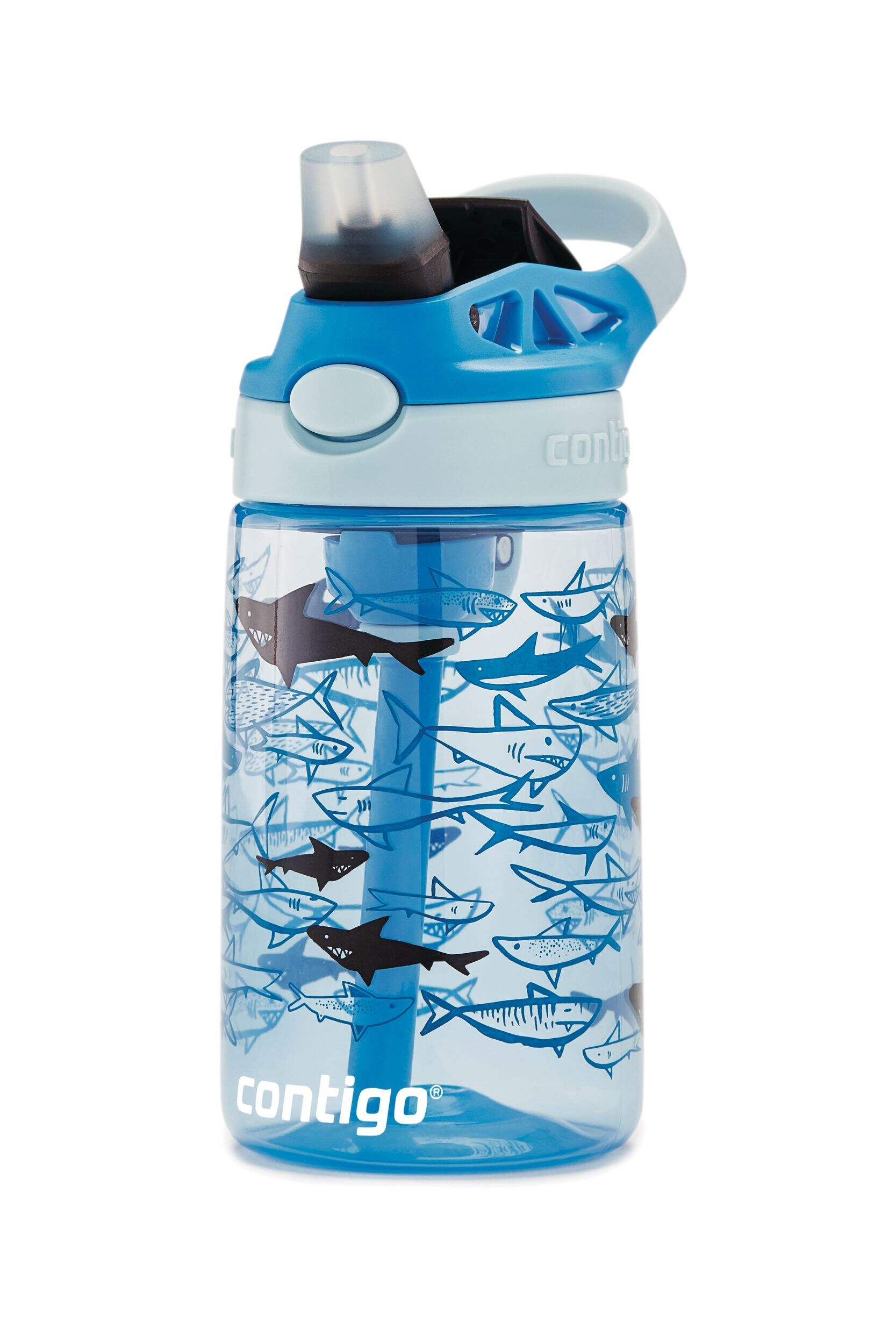 Contigo Kids Water Bottle, 14oz, Sharks - Gallery 3