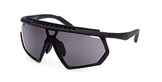 Adidas Unisex SP0029S02A Sunglasses Matte Black Shield - Gallery 2