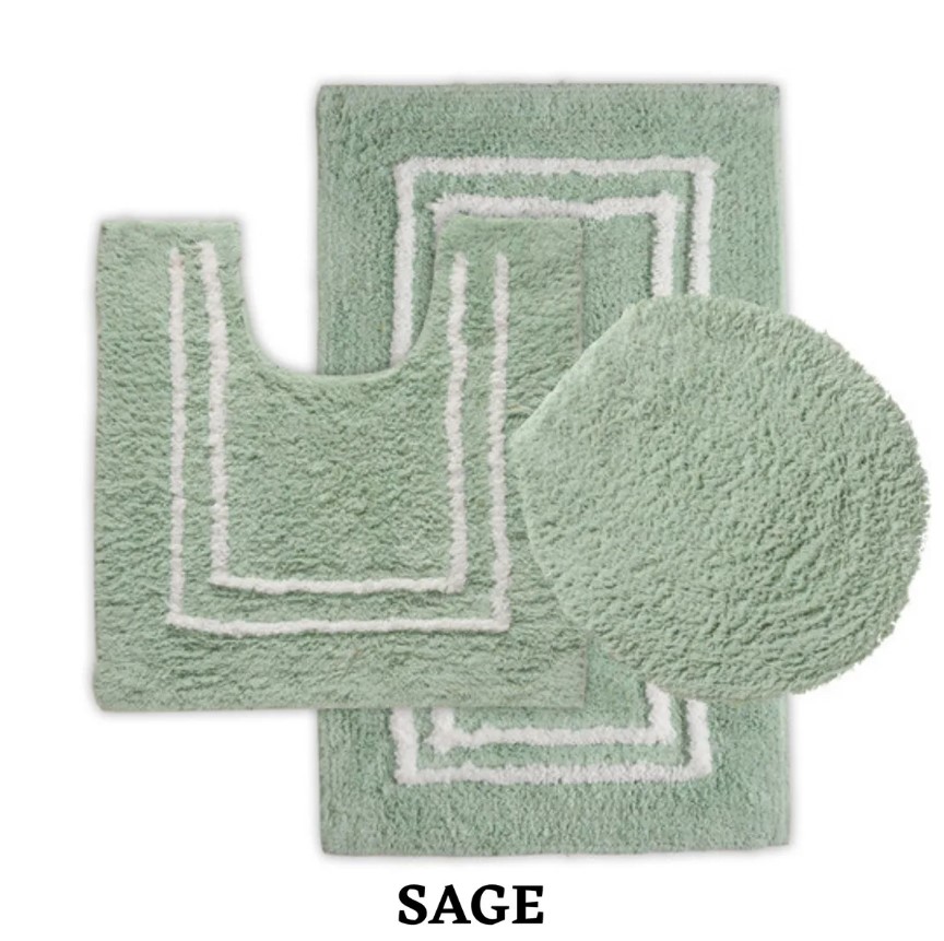 3-Piece Tufted Cotton Bath Rug Set - Gallery 10