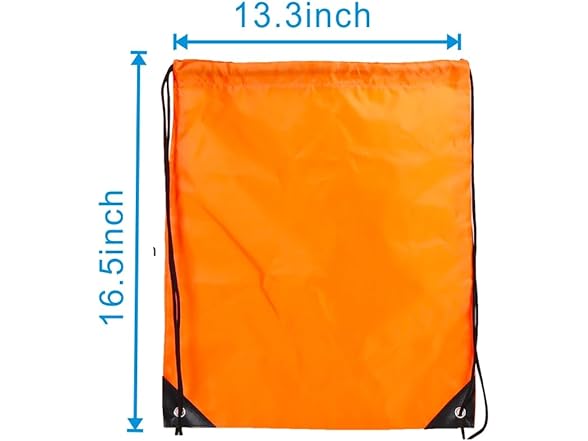  JohahaTim Drawstring Backpack Bulk 40P