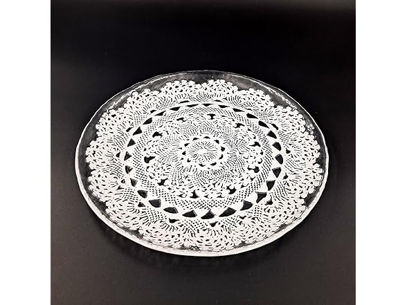 LILLE 11" Dinner Plate Clear/White