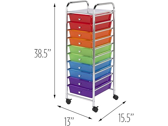 Honey-Can-Do Rolling Office Organizer