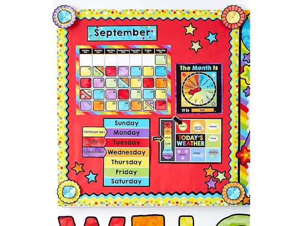 Carson Dellosa Celebrate Learning 86 pc Set Wall Calendar