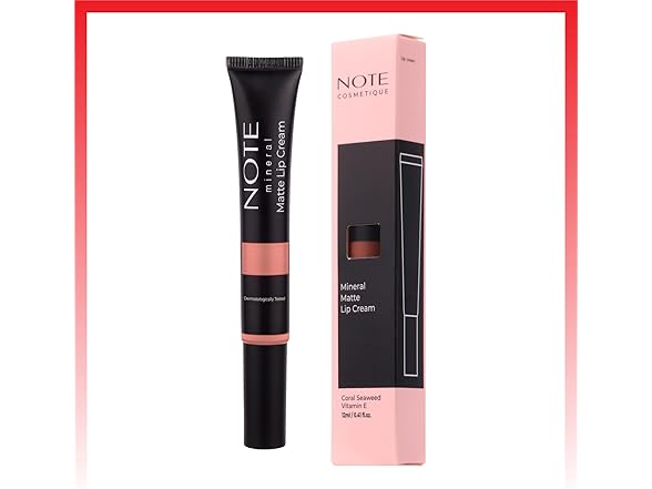 NOTE Note Cosmetique Mineral Matte Lip Cream