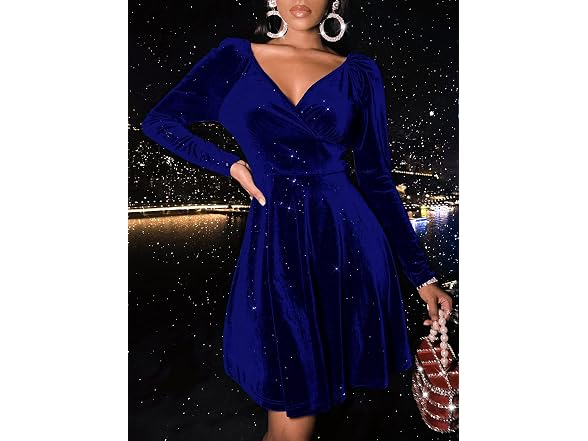 Sexyasasii Women (XL) Line Dresses Long Wrap Fall