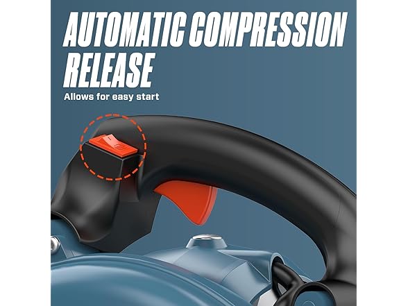 SENIX 4QL 31 cc 4-Cycle Handheld Gas Powered Leaf Blower