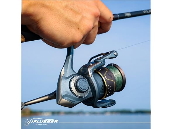 Pflueger President 6'6" Spinning Combo, 2-Piece