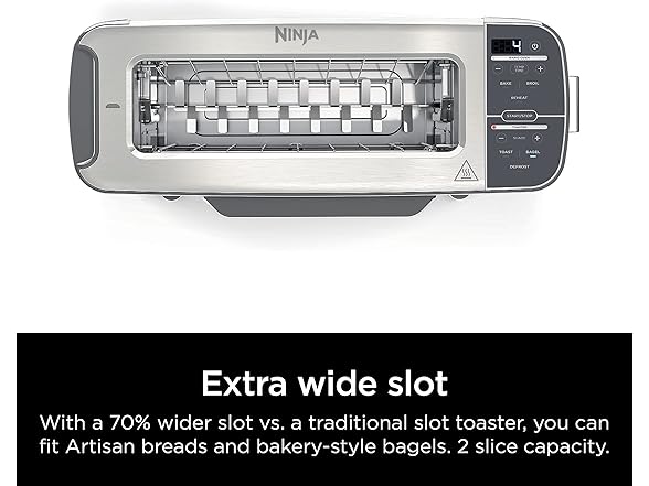 Ninja Foodi 2-in-1 Toaster Stainless Steel