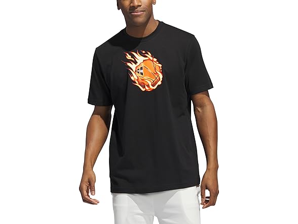 adidas On Fire Basketball Tee (2XL)