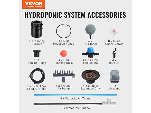 VEVOR DWC Hydroponics Grow System