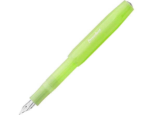 Kaweco Frosted Sport Fountain Pen Lime, Novelty)