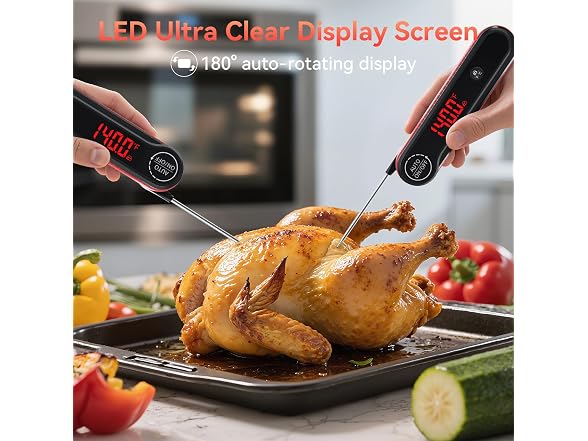 Cooickix Instant Read Meat Thermometer