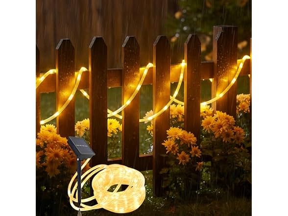 LightSeek 33FT Solar Rope Lights 8-Mode
