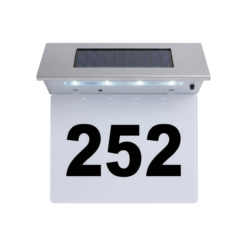 Solar Address Sign-Stainless Steel - Gallery 2