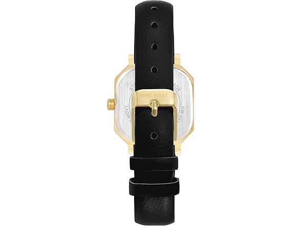 Nine West Women Crystal Accented Strap Watch