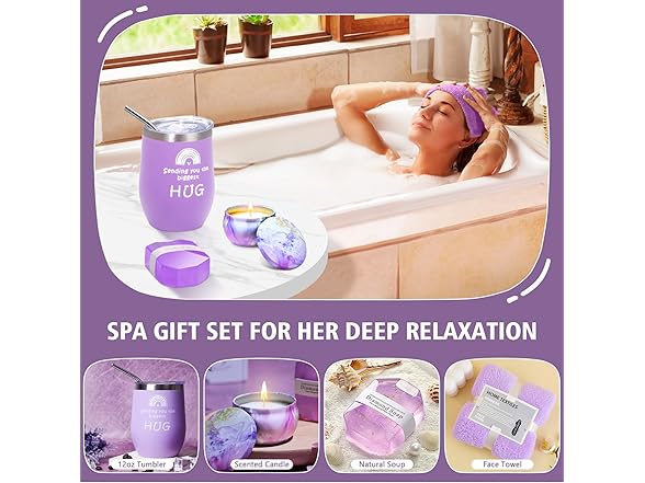 VANNPOOY Gift Basket for Women Self Care