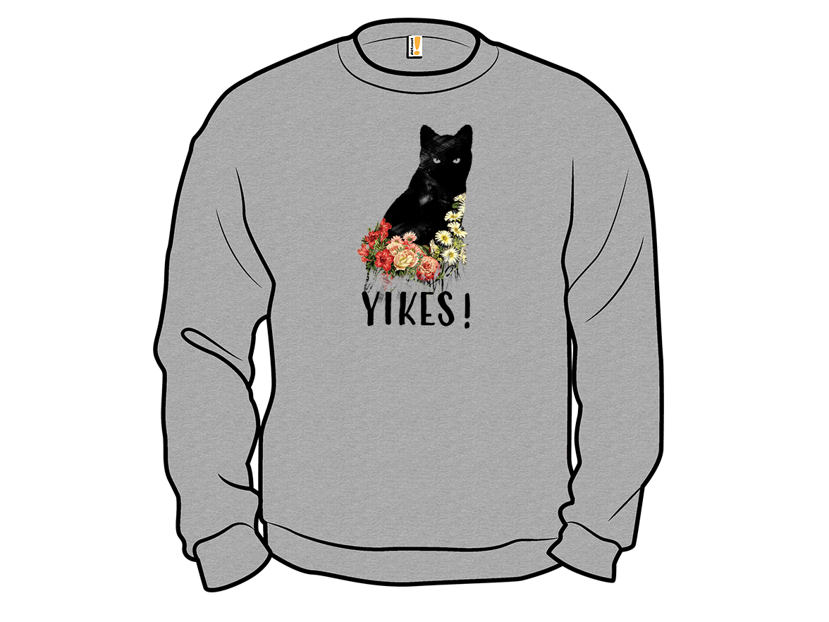 YIKES! Black Cat Vintage Flower - Gallery 11