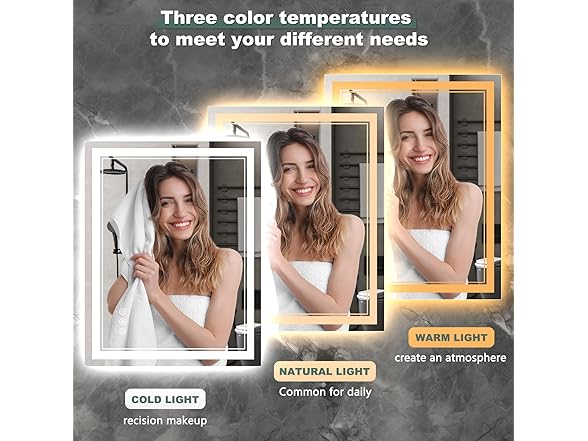 LED Bathroom Mirror with Lights