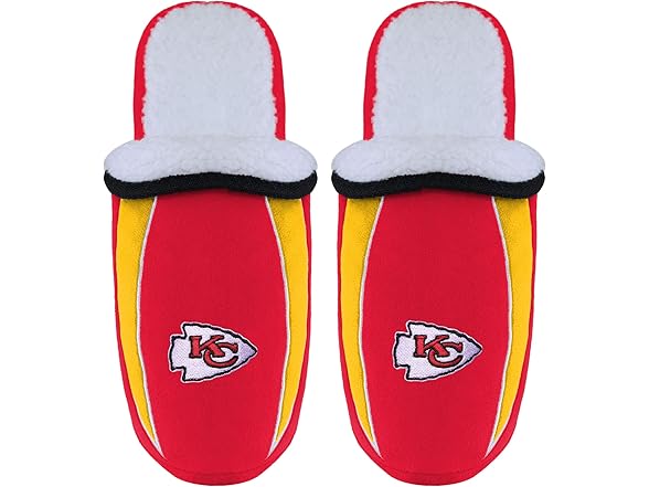 KANSAS CITY CHIEFS (13-14) Sherpa Slide Slippers