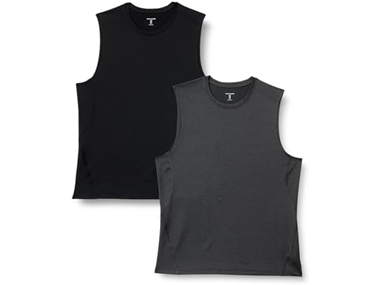 $6.99, Was $26.90, 74% Off! Amazon Essentials Men Tech Strech Muscle Tank dealfomo