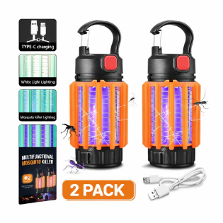 2-Pack Small Mosquito Zapper Lanterns - Gallery 15