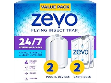 $29.99, Was $79.99, 62% Off! Zevo 2 Flying Insect Traps & 2 Refill Cartridges dealfomo