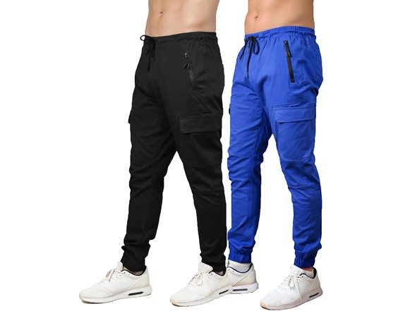 Black & Medium Blue