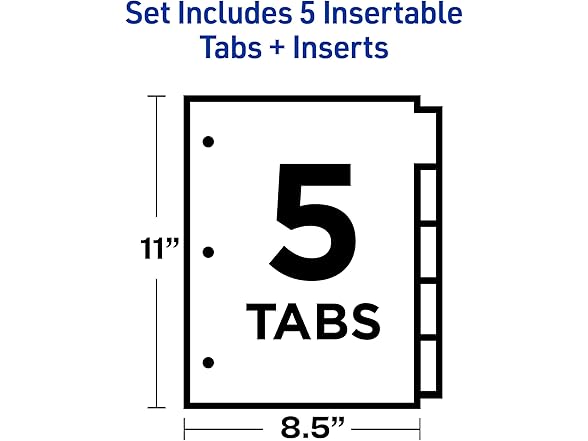 Avery Binder Dividers - 5-Tab