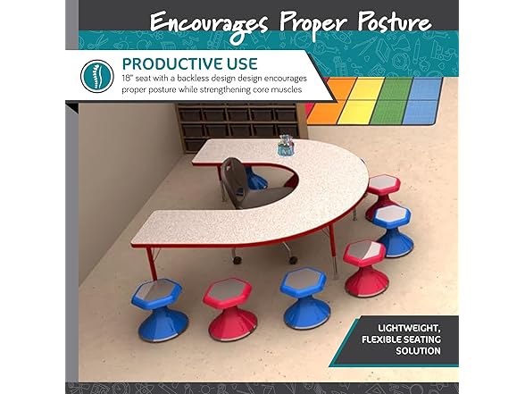 Learniture Backless Active Learning Stool