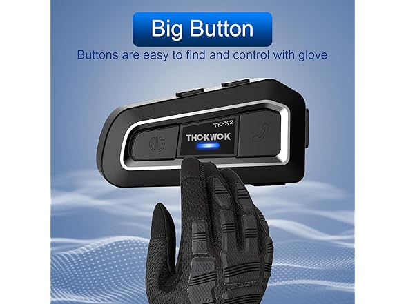 Motorcycle Bluetooth Headset Up to 3 Riders