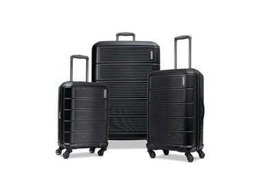 $79.99, Was $349.99, 77% Off! American Tourister Stratum 2.0 Hardside Expandable Luggage, 3PC dealfomo