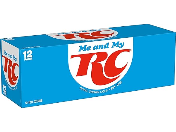 RC Cola Soda, 12 fl oz cans, 12 pack