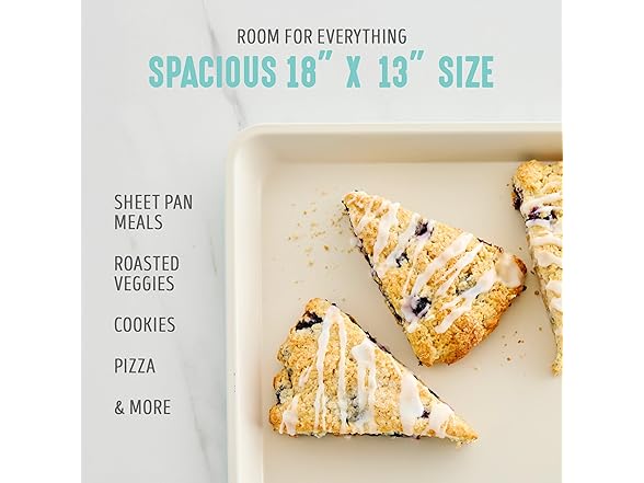 GreenLife Nonstick Half Cookie Sheet