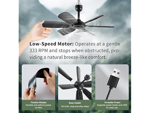 bestmoument 17.7" Inch Ceiling Fan Timer