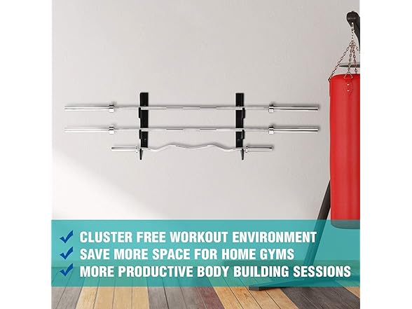 Yes4All Barbell Holder Rack 1 Pair