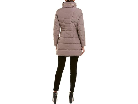 Cole Haan Down Coat w/Bib Cashew M
