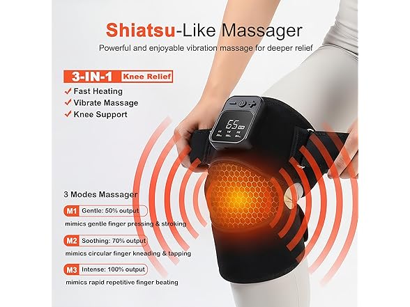KlugPop Knee Massager with Heat