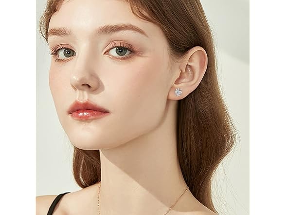 KMEOSCH Plastic Earrings, Peach