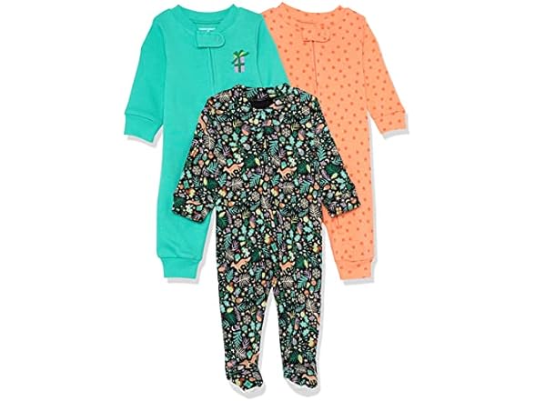 Aqua Green/Black Folkloric/Orange Dots
