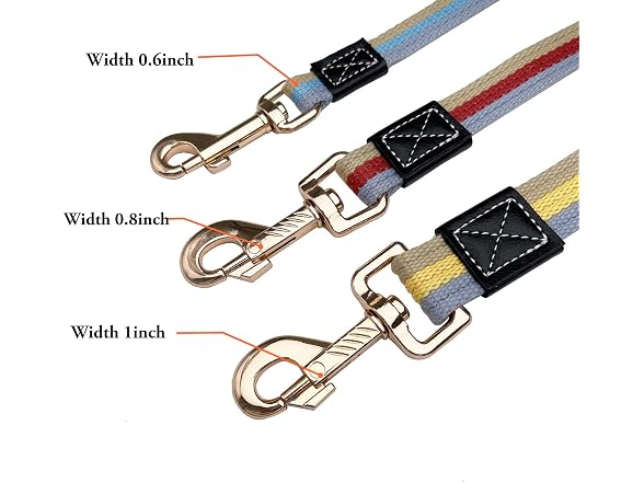 Soft Cotton Web Dog Leash Basic Training Wal