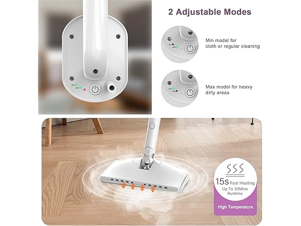 ACHTFACH 7 in 1 Rotated Steam Cleaner