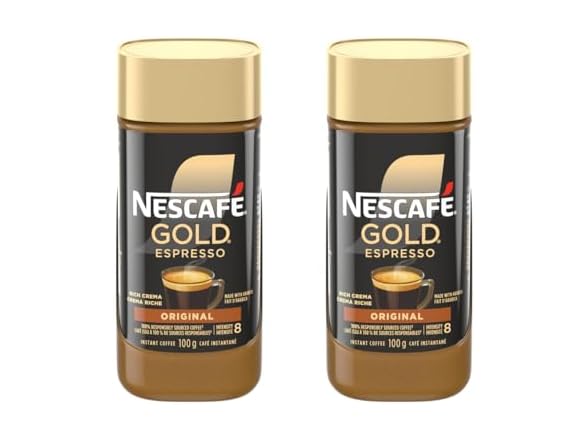 2pk NESCAFE Gold Espresso Instant Coffee, 3.5oz