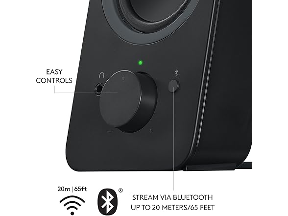 Logitech Z207 2.0 Stereo Computer Speakers