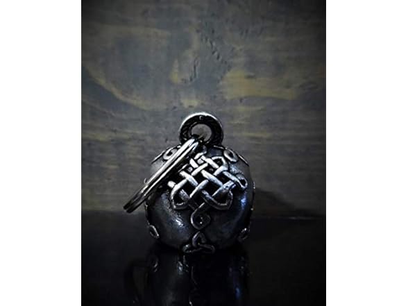  Celtic Skull Bell Biker Good Luck
