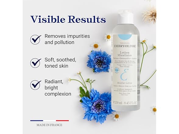 (2 Pack) Embryolisse Lotion Micellaire, 250 ml / 8.5 oz