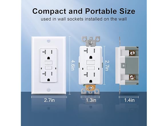 3GRACE 20 Amp GFCI Outlet
