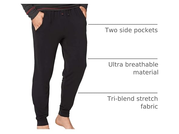 Tommy John Men (L) Second Skin Lounge Jogger Pants